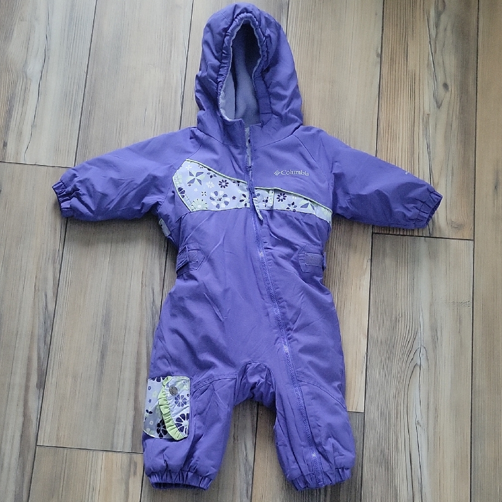 Columbia Purple Infant Snowsuit 12M